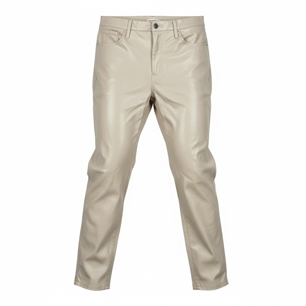 NWT Women's The Perfect Vintage Straight Pant: Faux Leather Edition Size 33x28